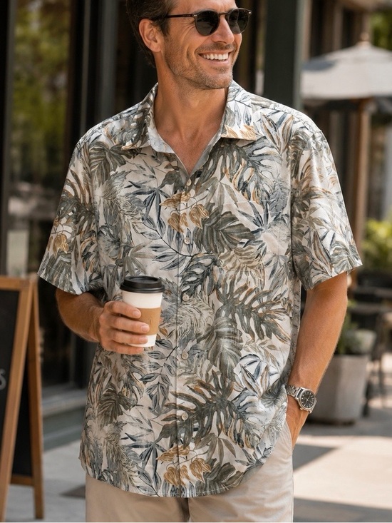 Other - Tommy Bahama XL Hawaiian Silk Blend Shirt Like New